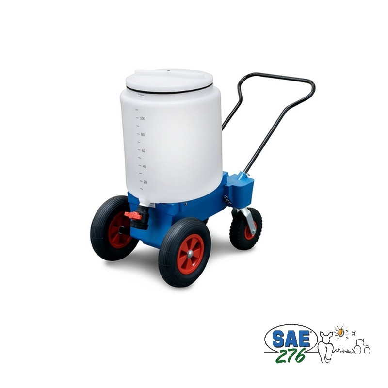 CHARIOT MOBILE 4 ROUES 110L